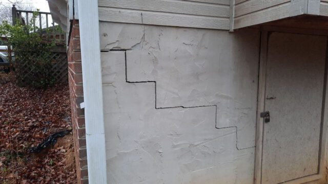 Stair-Step Cracks