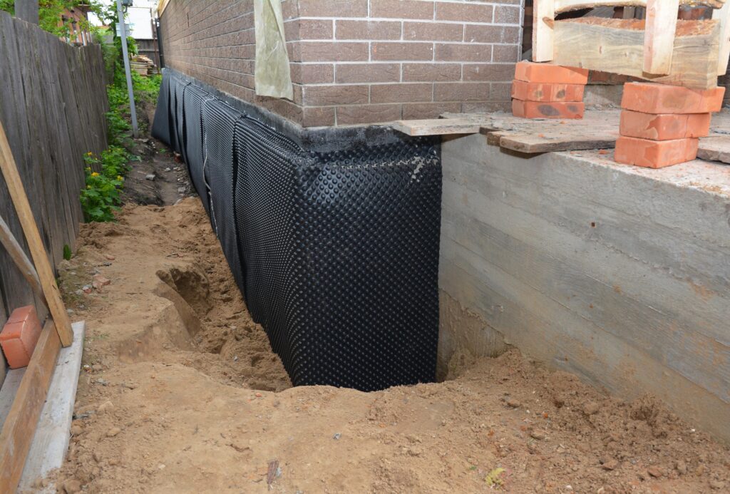 professional waterproofing to fix wet basement issue